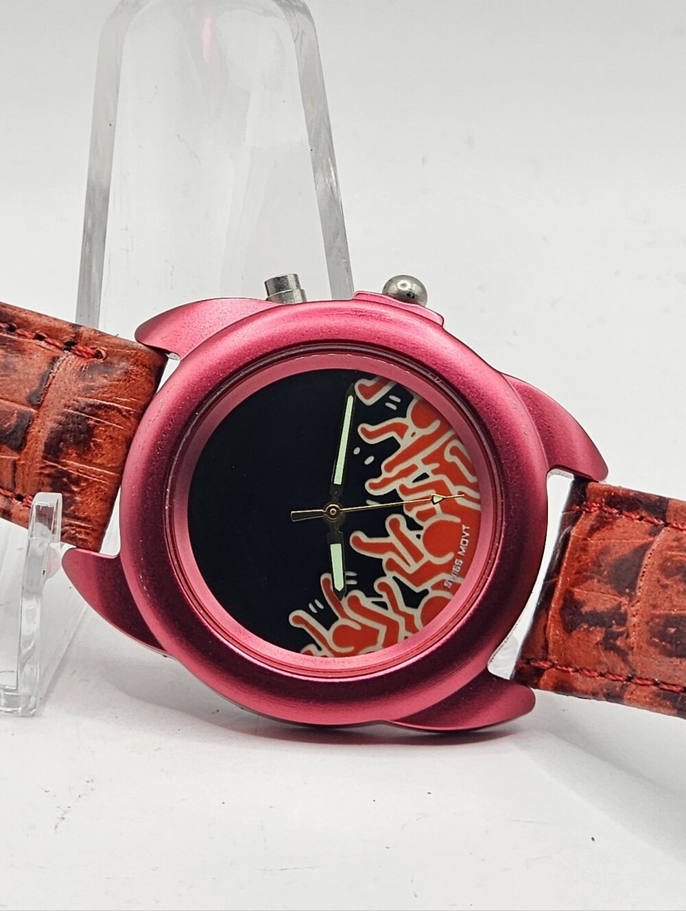 1996 Keith Harring GTI Playboy Art Archives Special Edition Wristwatch Untested